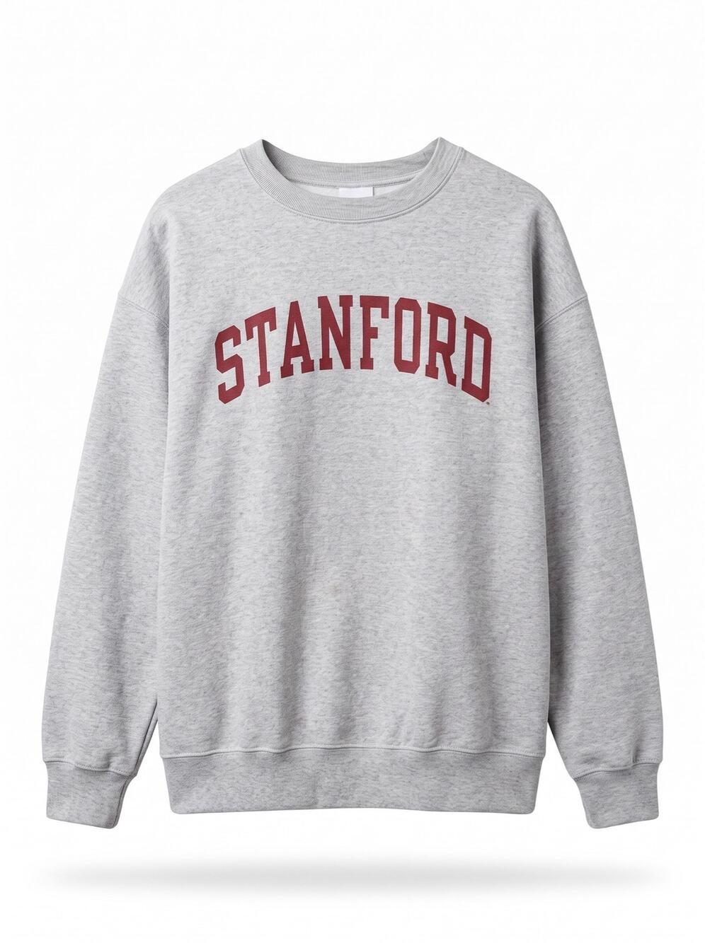 Champion Stanford University Eco Fleece Crewneck Sweatshirt Gray XL
